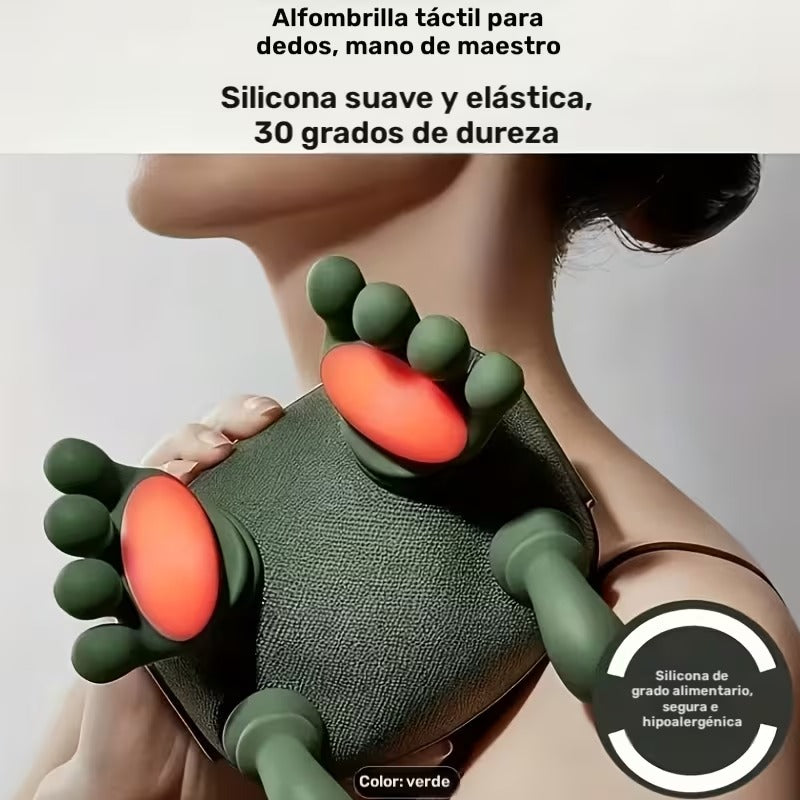 Masajeador Cervical 4D con Calor Inteligente — Alivia el Dolor de Cuello