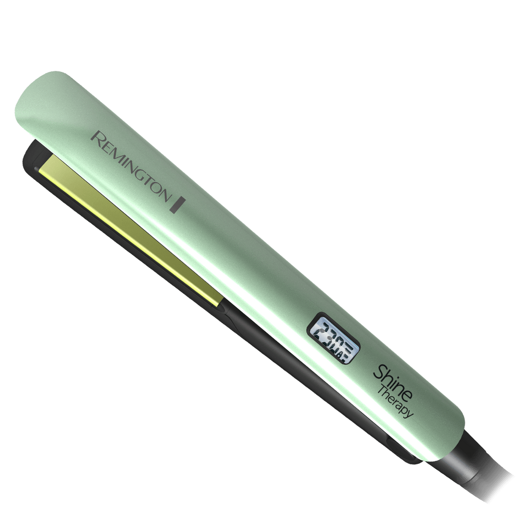 Combo Plancha + Cepillo Alisador Aguacate SD06 — Cabello Liso Sin Frizz