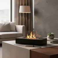 Chimenea de Mesa Llama Real Premium — Ambiente Elegante Sin Humo
