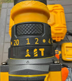 Taladro 128V DEWALT Brushless + Kit Copas y Maletín