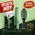 Combo Plancha + Cepillo Alisador Aguacate SD06 — Cabello Liso Sin Frizz